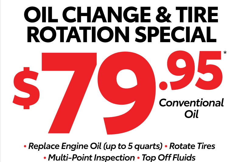 Oil Change and Tire Rotation Special